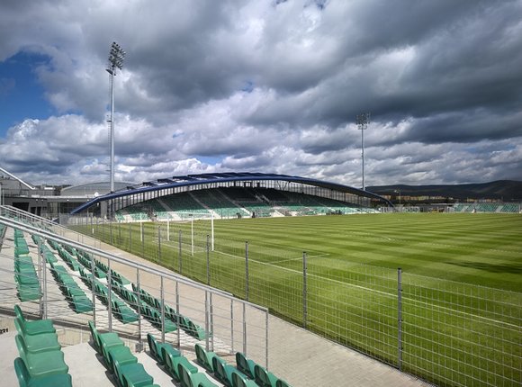 Open-air stadium with training facilities, Chomutov