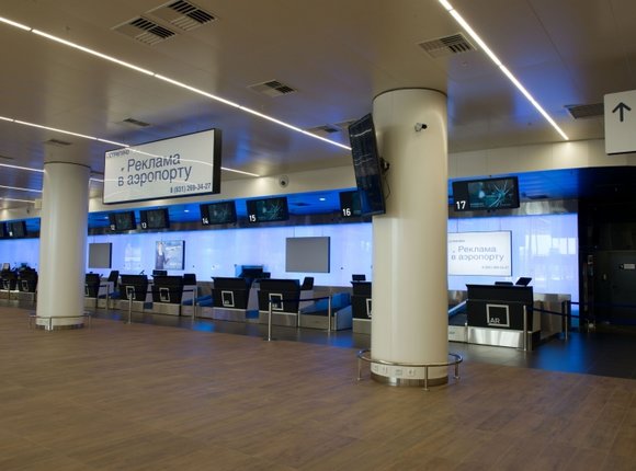Terminál mezinárodního letiště Strigino, Nižnij Novgorod, Ruská federace