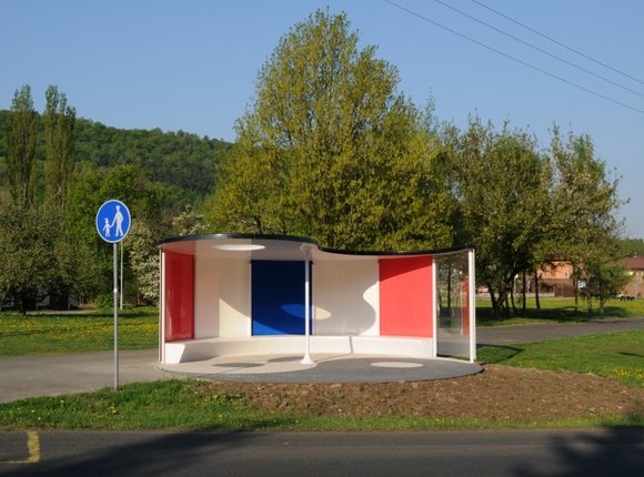 Zastávka MHD v Mostě