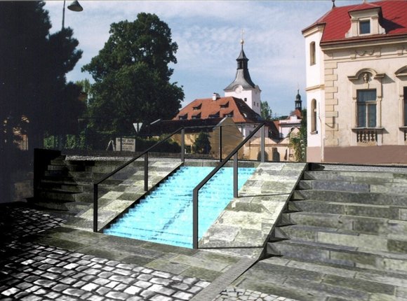 Dobřichovice - úprava okolí staré školy